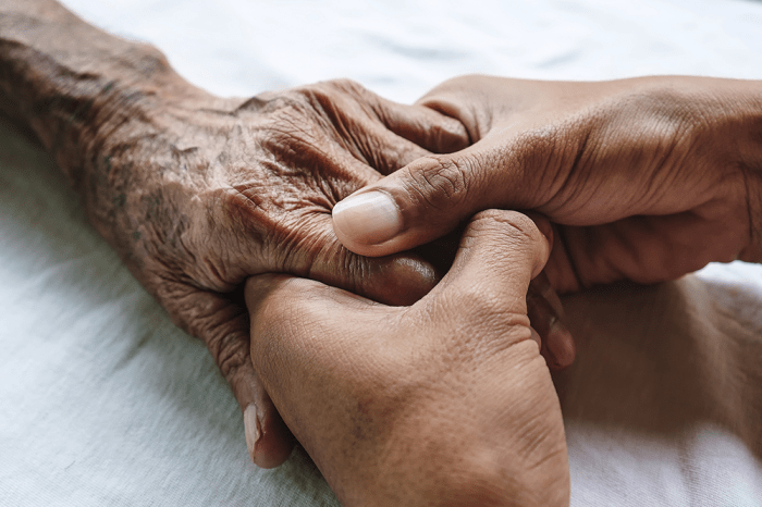 Support for families during end-of-life